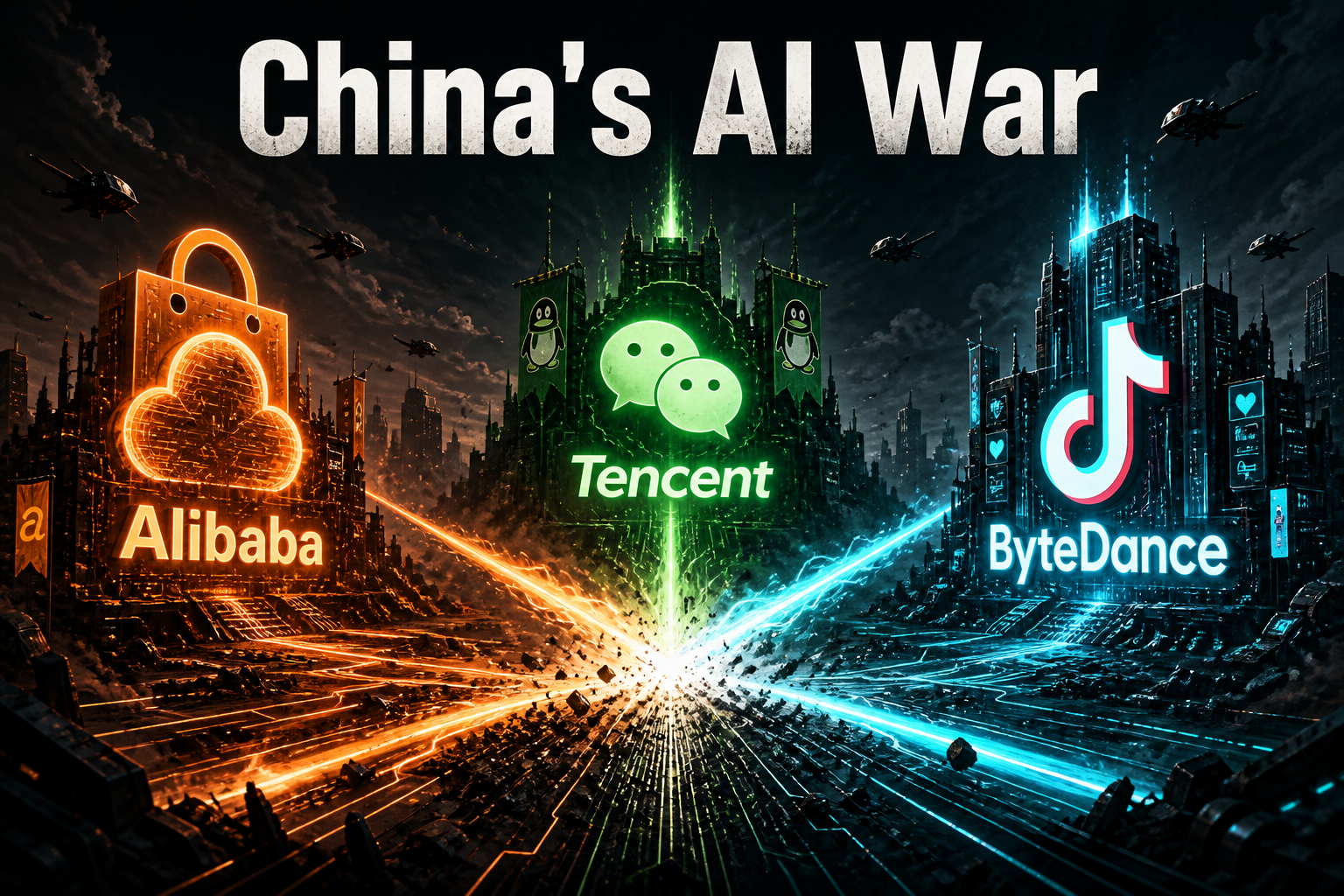 Cover: Alibaba, Tencent, and ByteDance in China's AI war
