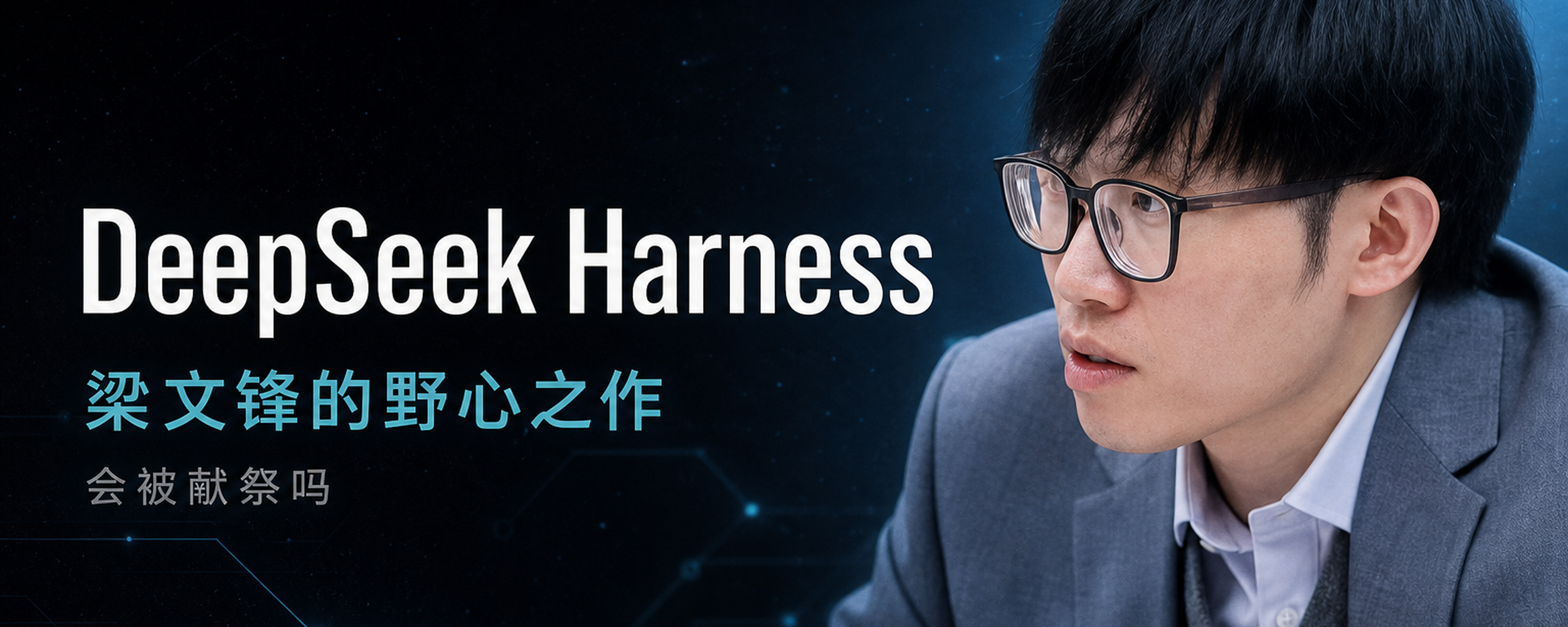 DeepSeek Harness 封面：梁文锋