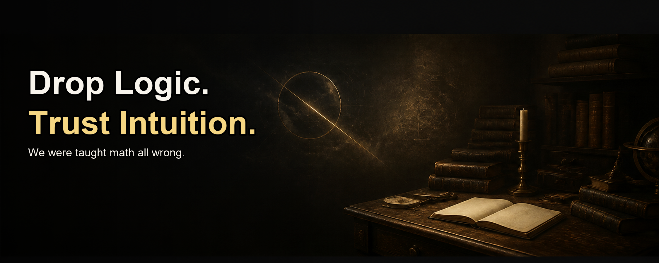 Drop logic, trust intuition